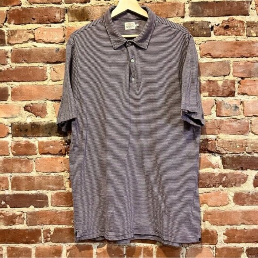 Faherty Cotton Striped Polo Men’s Size XL